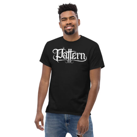Official Pattern Logo T-Shirt - Black, 2XL