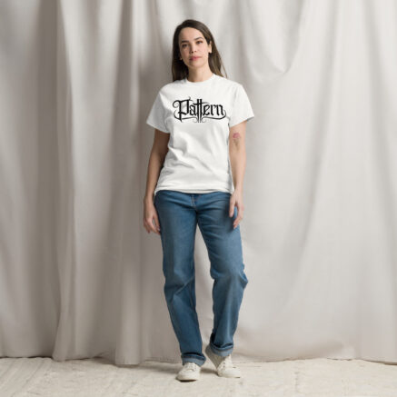 Official Pattern Logo T-Shirt - White - M